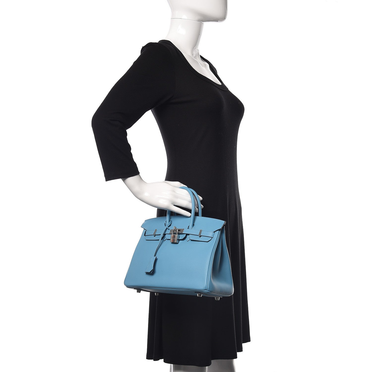 Hermes Swift Birkin 25 Bleu Du Nord 2 of 37