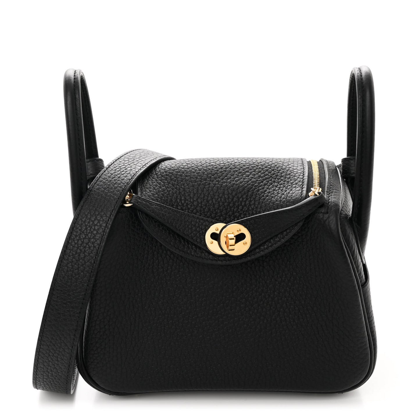 Taurillon Clemence Mini Lindy 20 Black