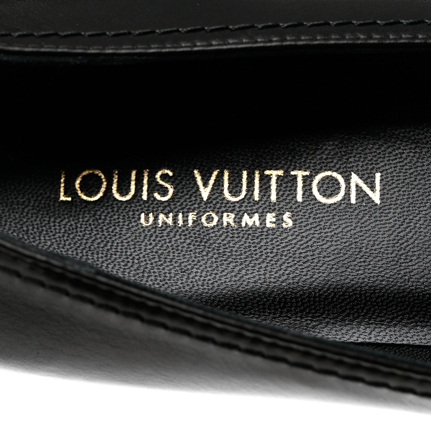 Louis Vuitton Calfskin Uniformes Ballet Flats 36 Black 7 of 8