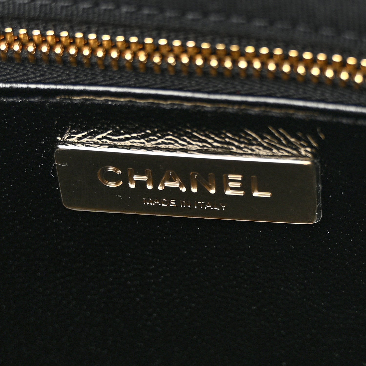 Chanel Shiny Lambskin Quilted 31 Shopping Bag Black 6 of 10