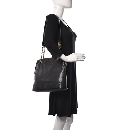 Chanel Caviar CC Shoulder Bag Black 2 of 13