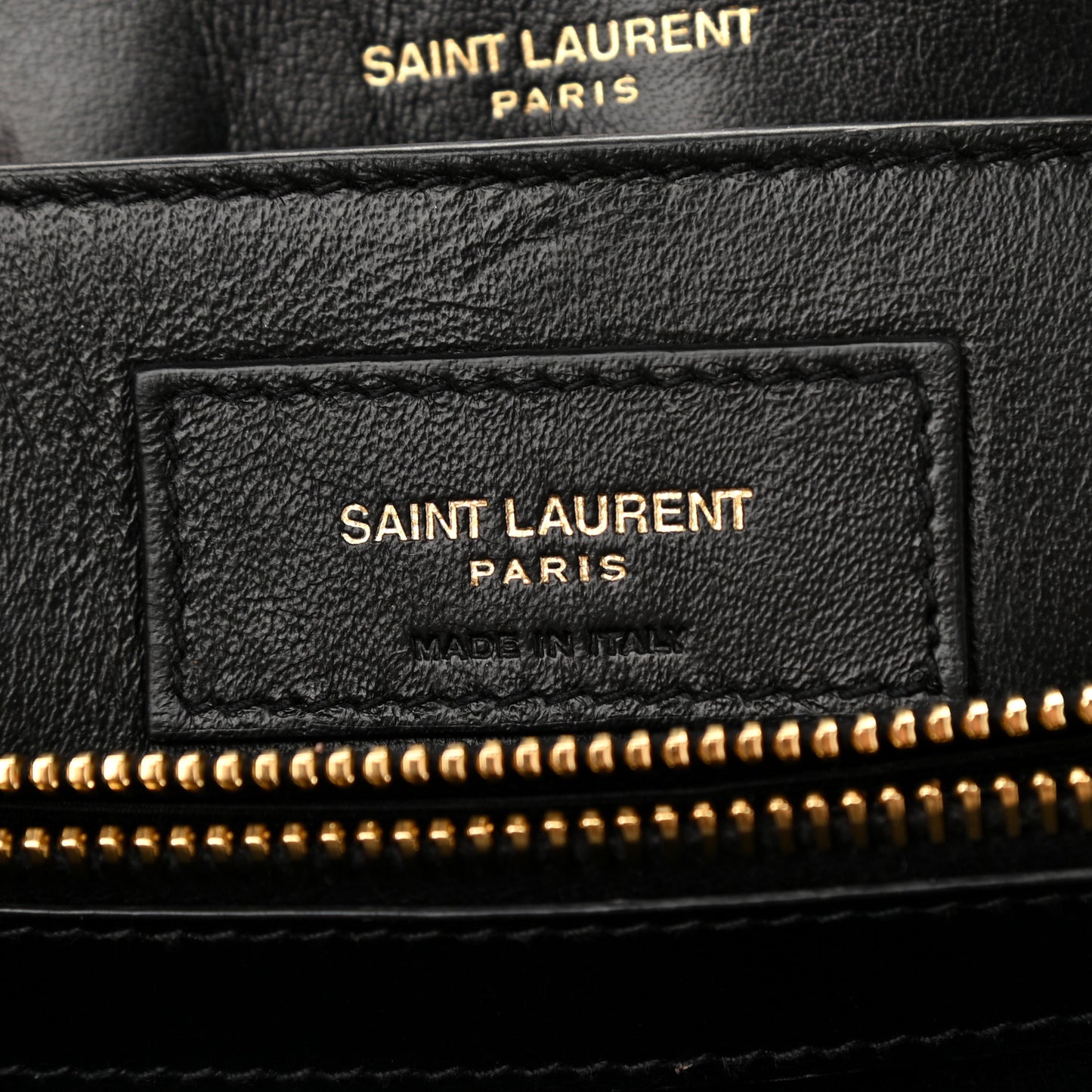 Calfskin Y Quilted Monogram Small Loulou Chain Satchel Black