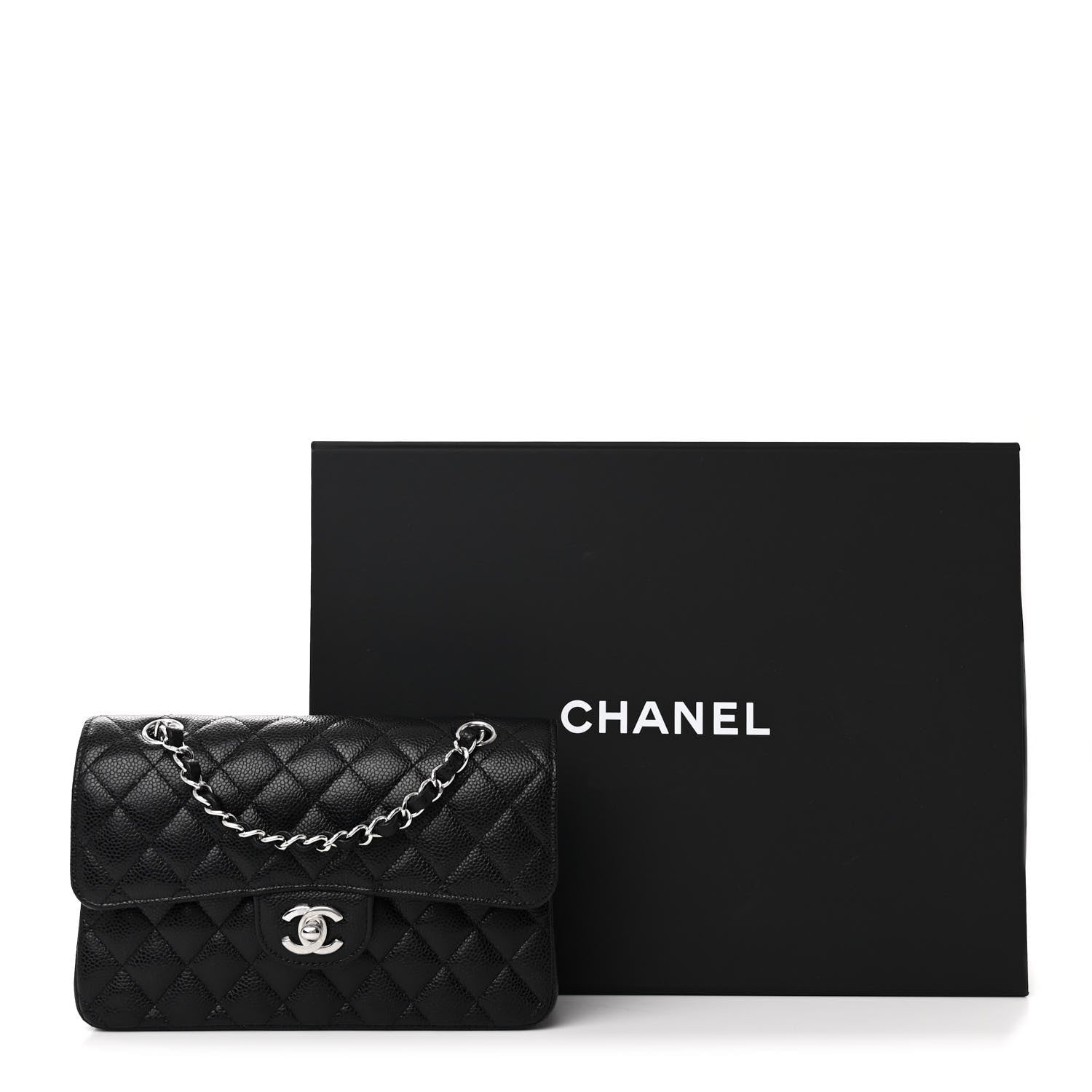 Chanel Caviar Quilted Small Double Flap Black 11 of 11