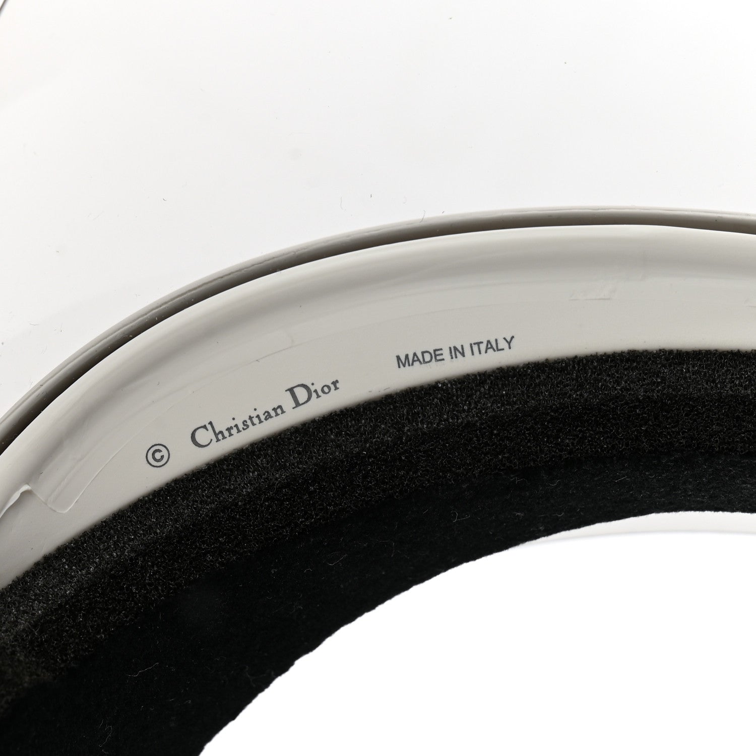 Christian Dior Mirrored DiorClub1 Sun Visor Grey 7 of 9