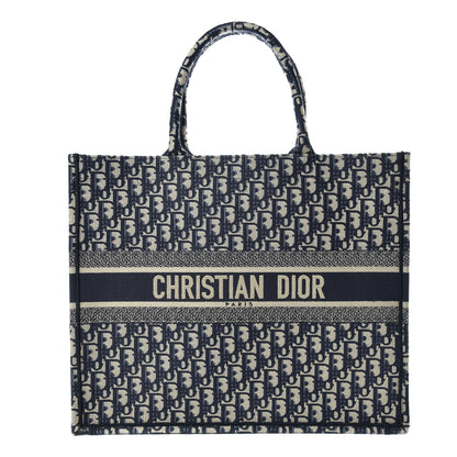 Christian Dior Oblique Book Tote Blue Multicolor 1 of 10