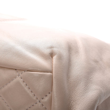 Chanel Calfskin Quilted Large Trianon Messenger Flap Light Pink 10 of 10