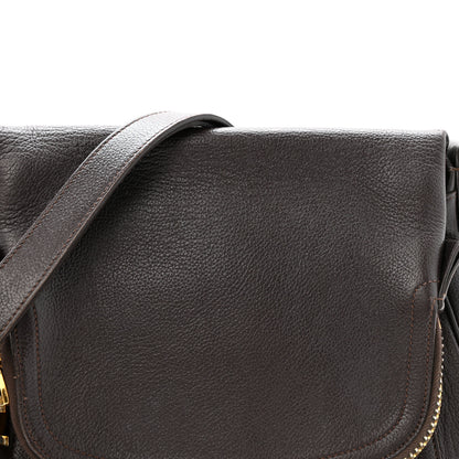 Tom Ford Grained Calfskin Medium Jennifer Crossbody Bag Brown 8 of 16