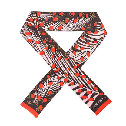 Louis Vuitton Silk Monogram Jungle Dots Bandeau Sugar Pink Poppy 1 of 4