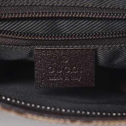 Gucci Monogram Flat Messenger Bag Dark Brown 6 of 13