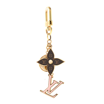 Louis Vuitton Metal Monogram Epi Spring Street Bag Charm Key Holder Gold 1 of 7
