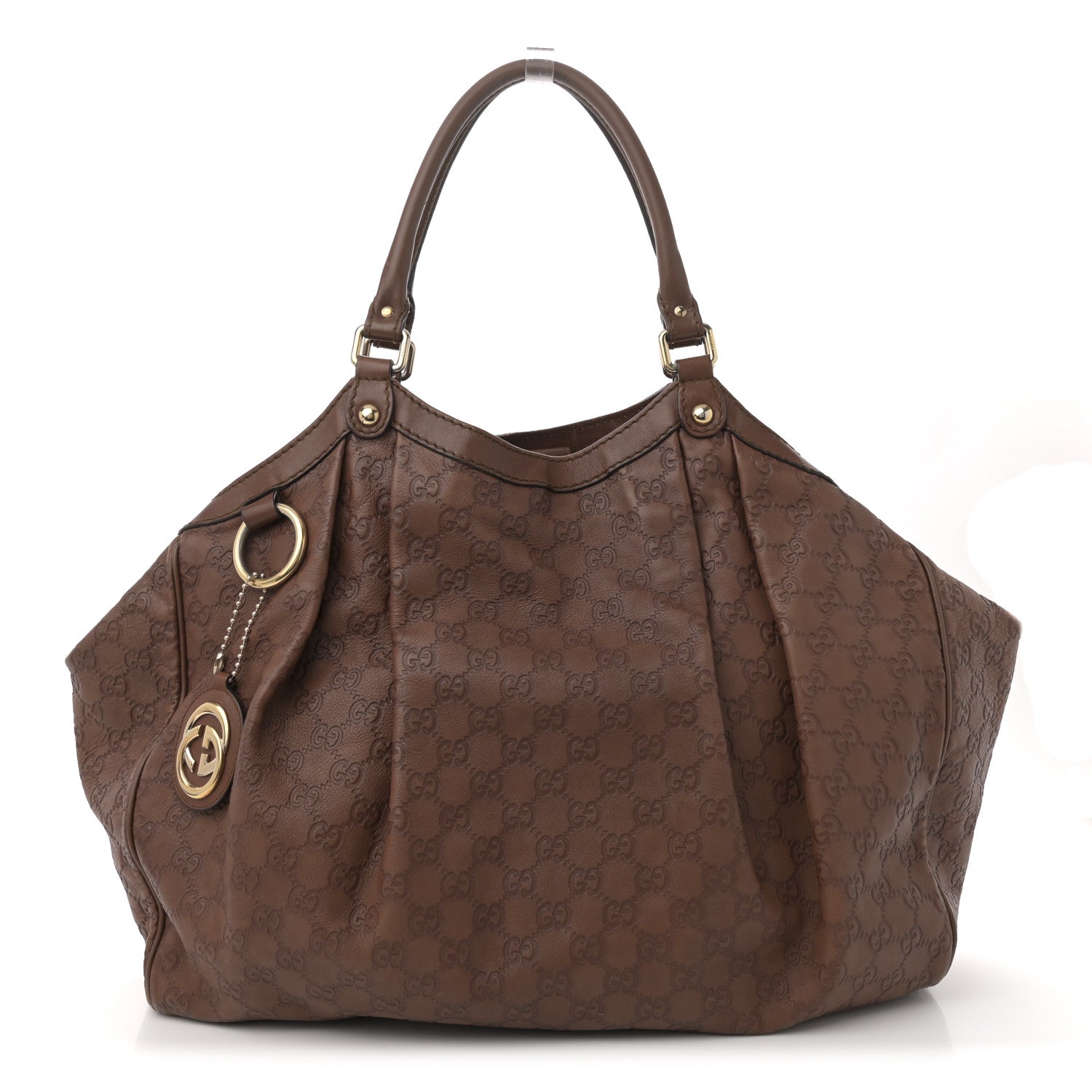 Gucci Guccissima Signature Large Sukey Tote Brown 2 of 35