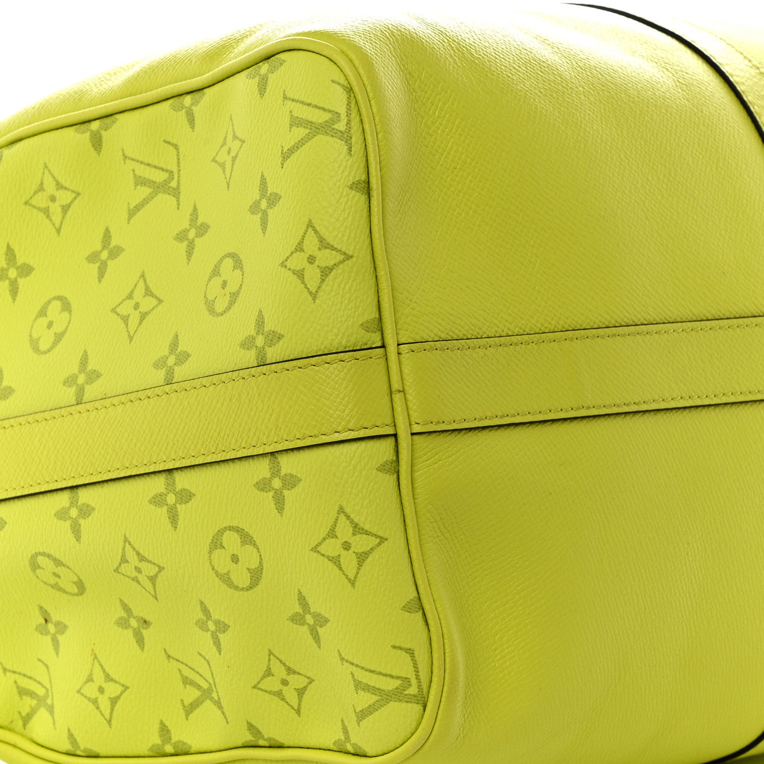 Louis Vuitton Monogram Taiga Keepall Bandouliere 50 Yellow 8 of 9