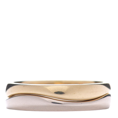 Cartier 18K Yellow White Gold Love Me Band Ring Set of 2 55 7.25 1 of 5