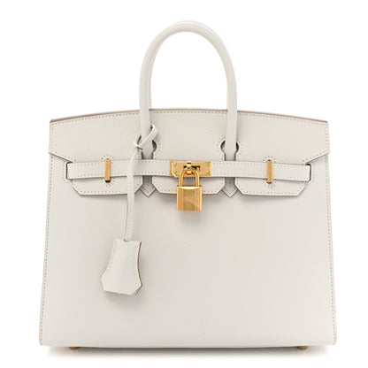 Hermes Epsom Birkin Sellier 25 Gris Pale 1 of 11