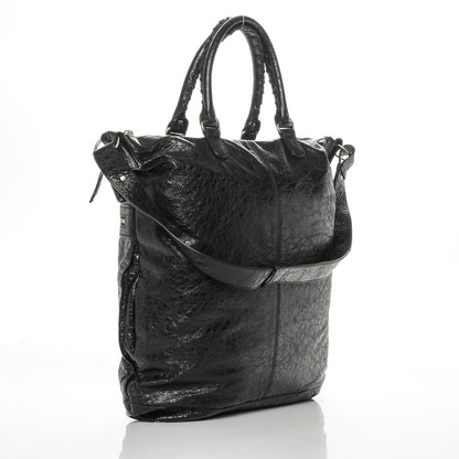 Balenciaga Agneau Mens Classic Hardware Large Square Tote Black 3 of 7