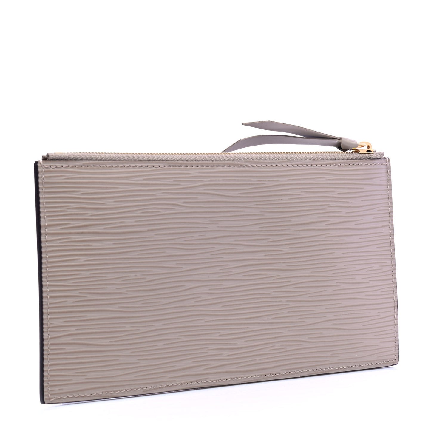 Epi Felicie Chain Wallet Zippered Insert Galet