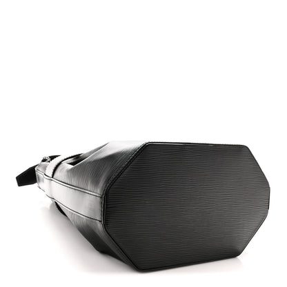Louis Vuitton Epi Sac D'epaule Black 4 of 9