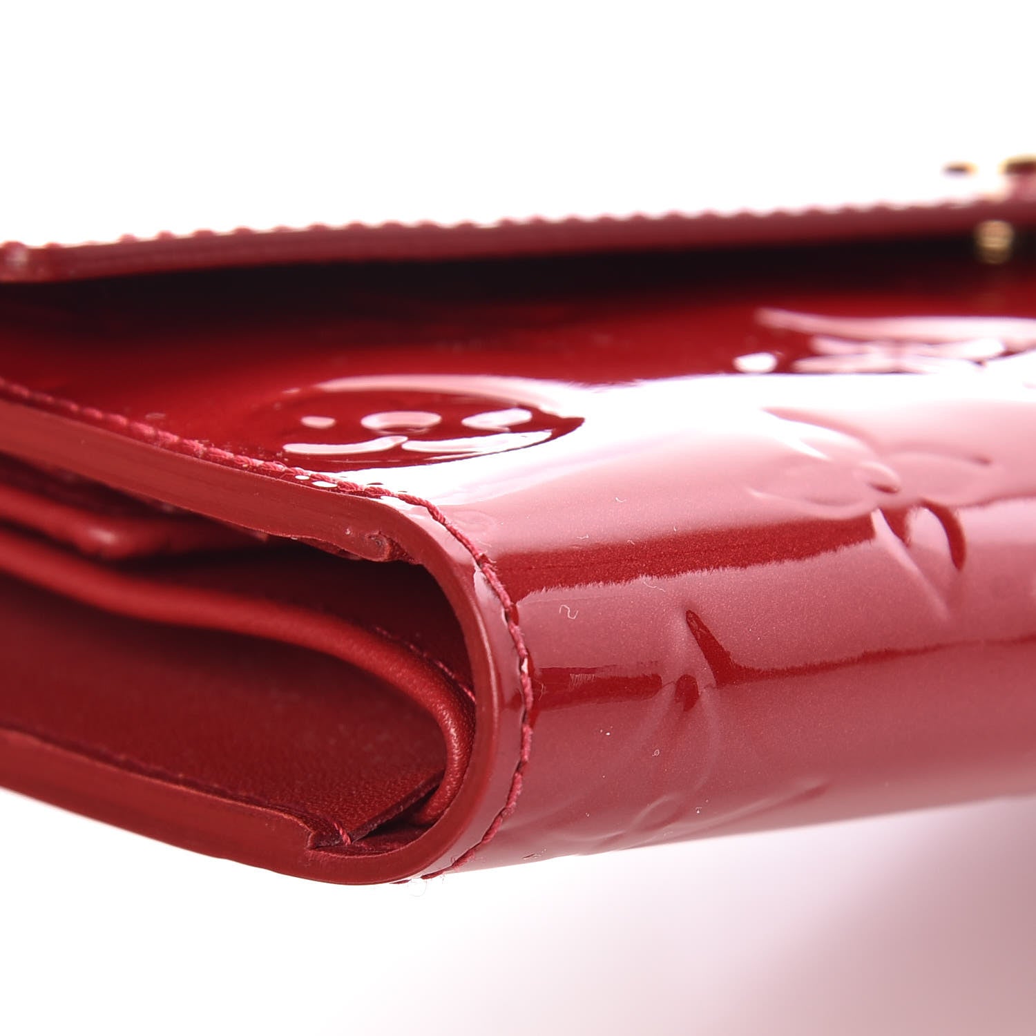 Louis Vuitton Vernis Porte Tresor International Wallet Pomme D'Amour 9 of 10