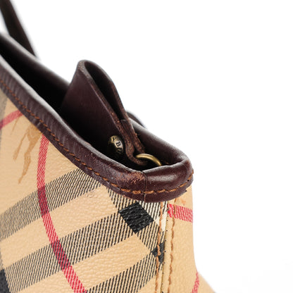 Burberry Haymarket Check Large Tote Chocolate 7 of 18
