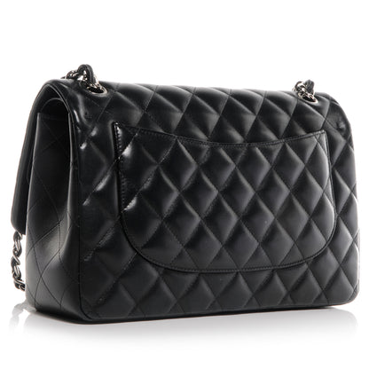 Chanel Lambskin Jumbo Double Flap Black 3 of 7