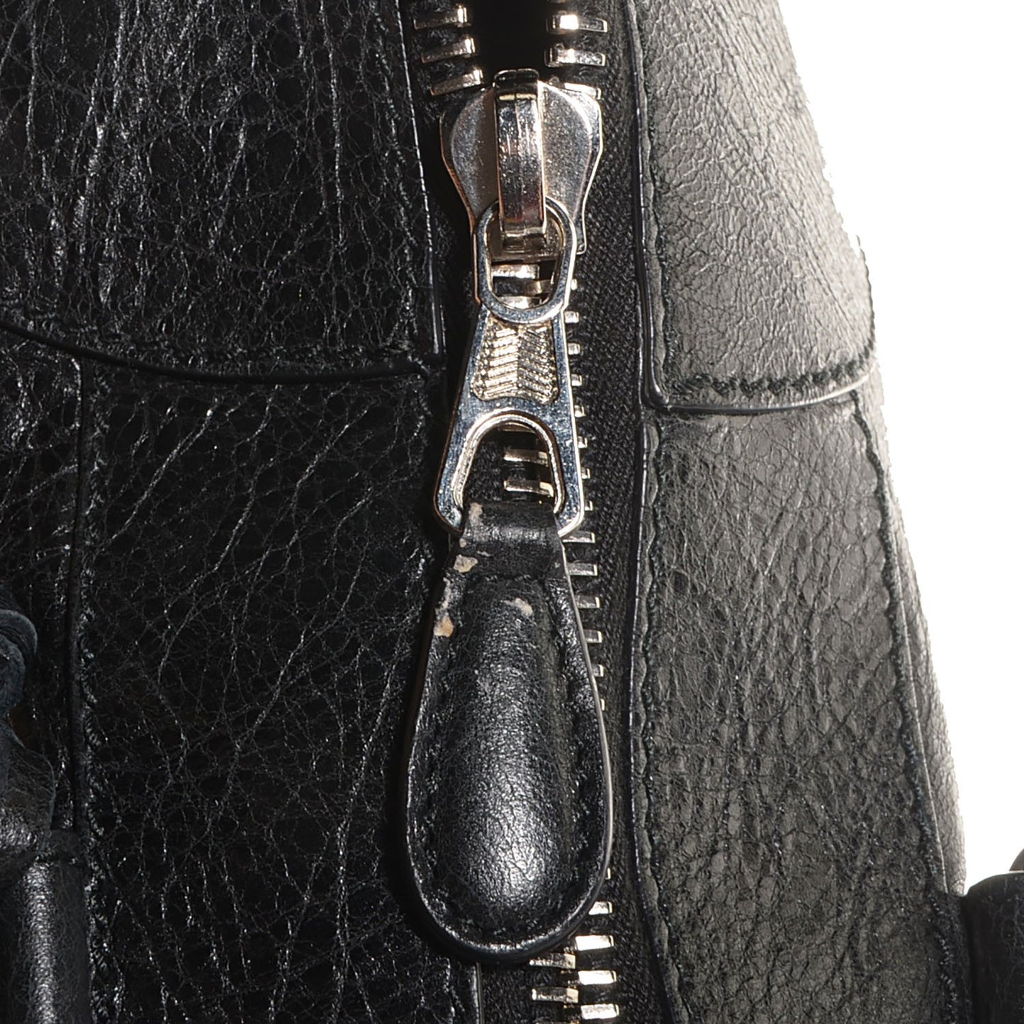 Agneau Giant 12 Silver Hardware Work Black