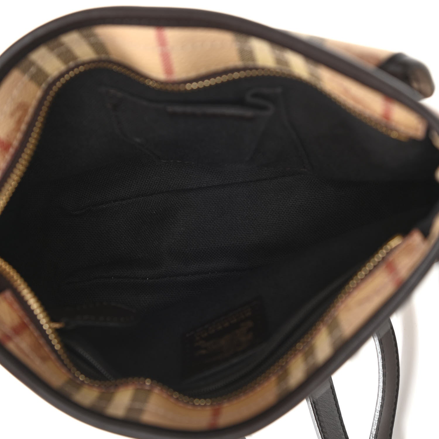 Burberry Haymarket Check Crossbody Black 6 of 8