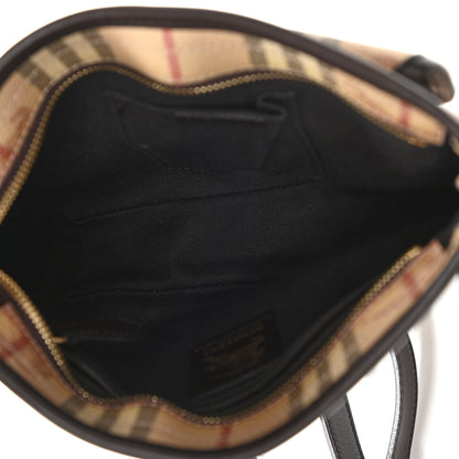 Burberry Haymarket Check Crossbody Black 6 of 8