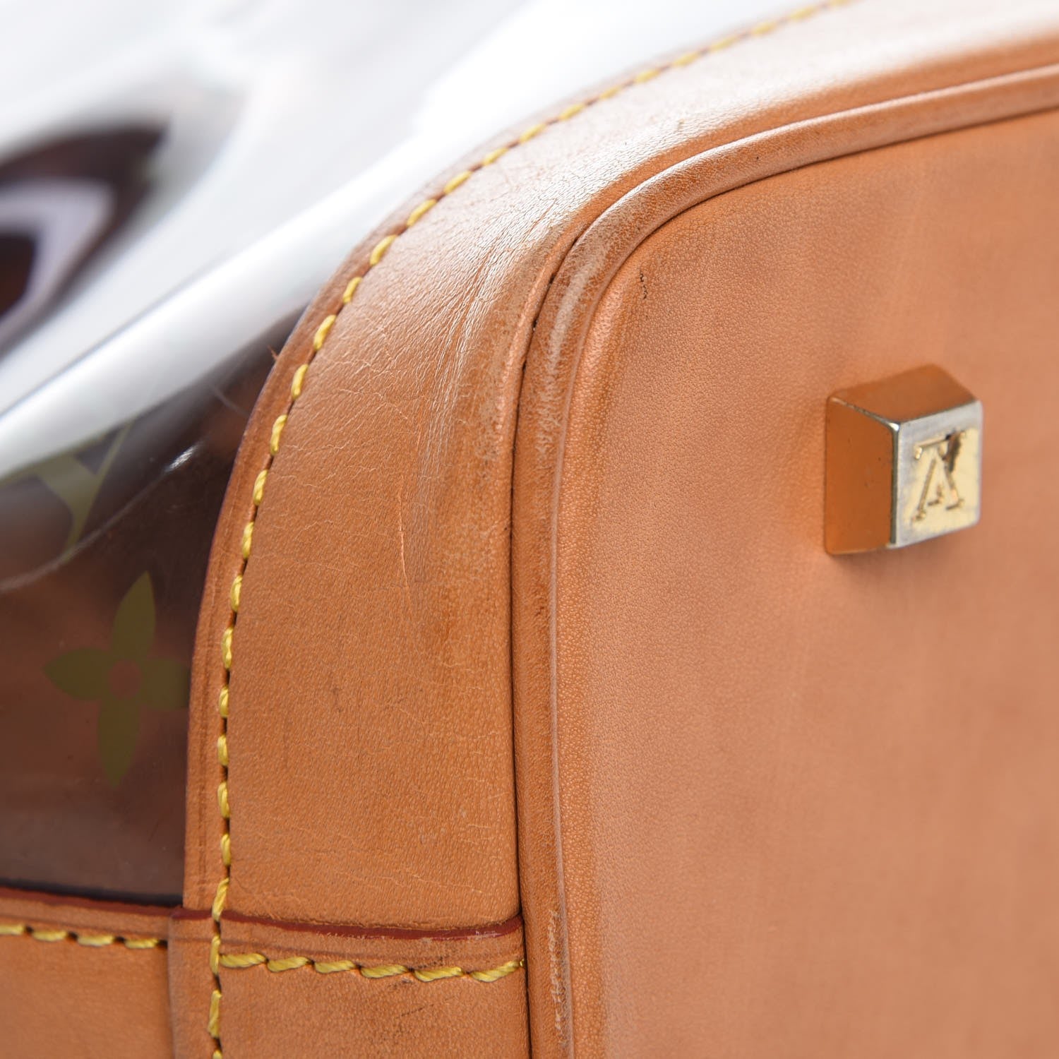 Louis Vuitton Vinyl Cabas Sac Ambre MM 9 of 12