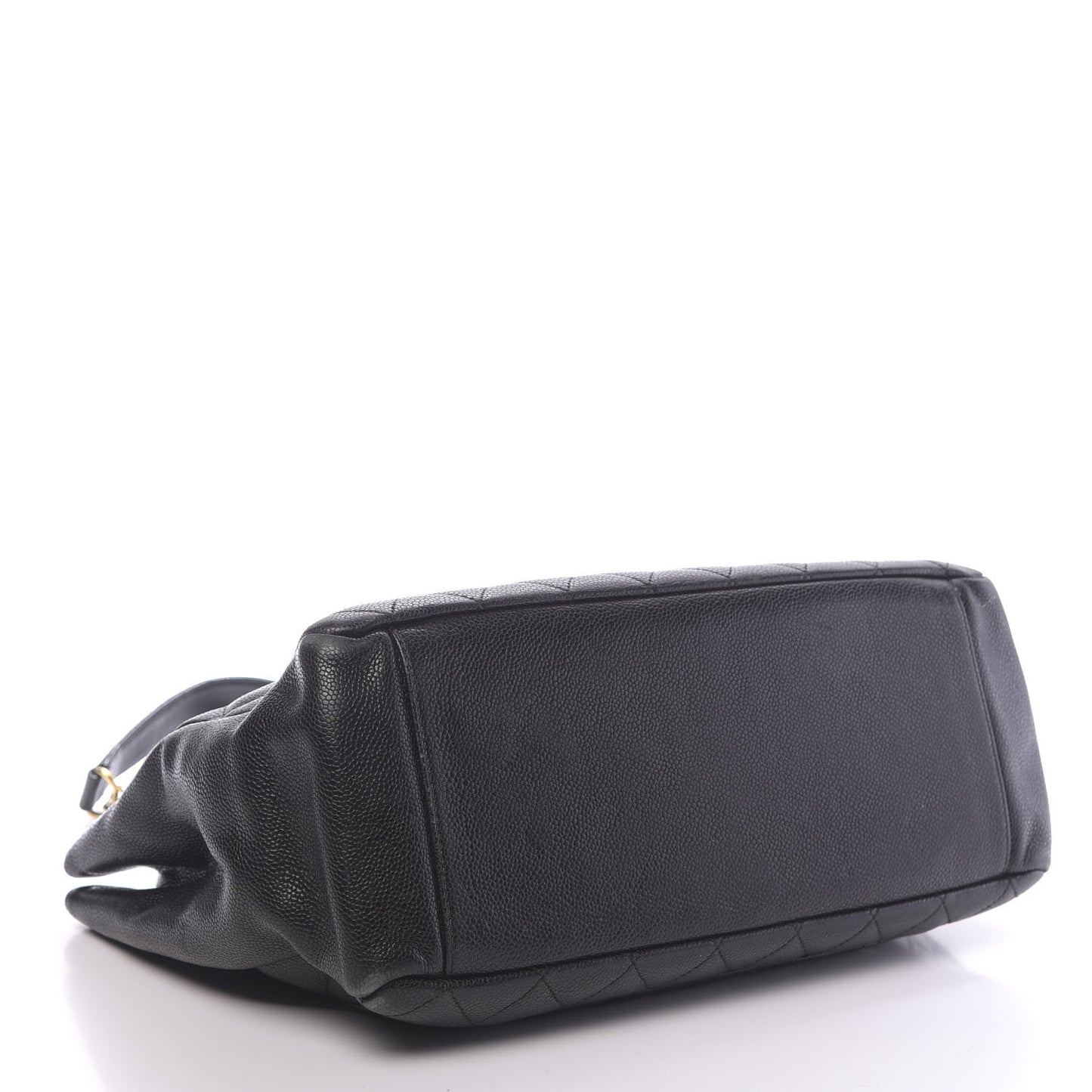 Caviar Quilted Grand Shopping Tote GST Black