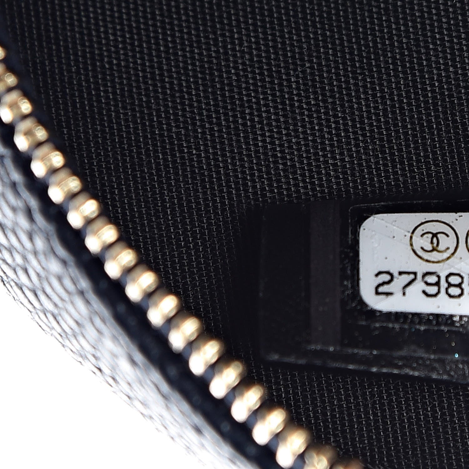 Chanel Caviar Quilted Round Filigree Crossbody Navy Black 7 of 10