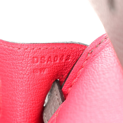 Hermes Togo Horseshoe Birkin 25 Etain Rose Extreme 7 of 12