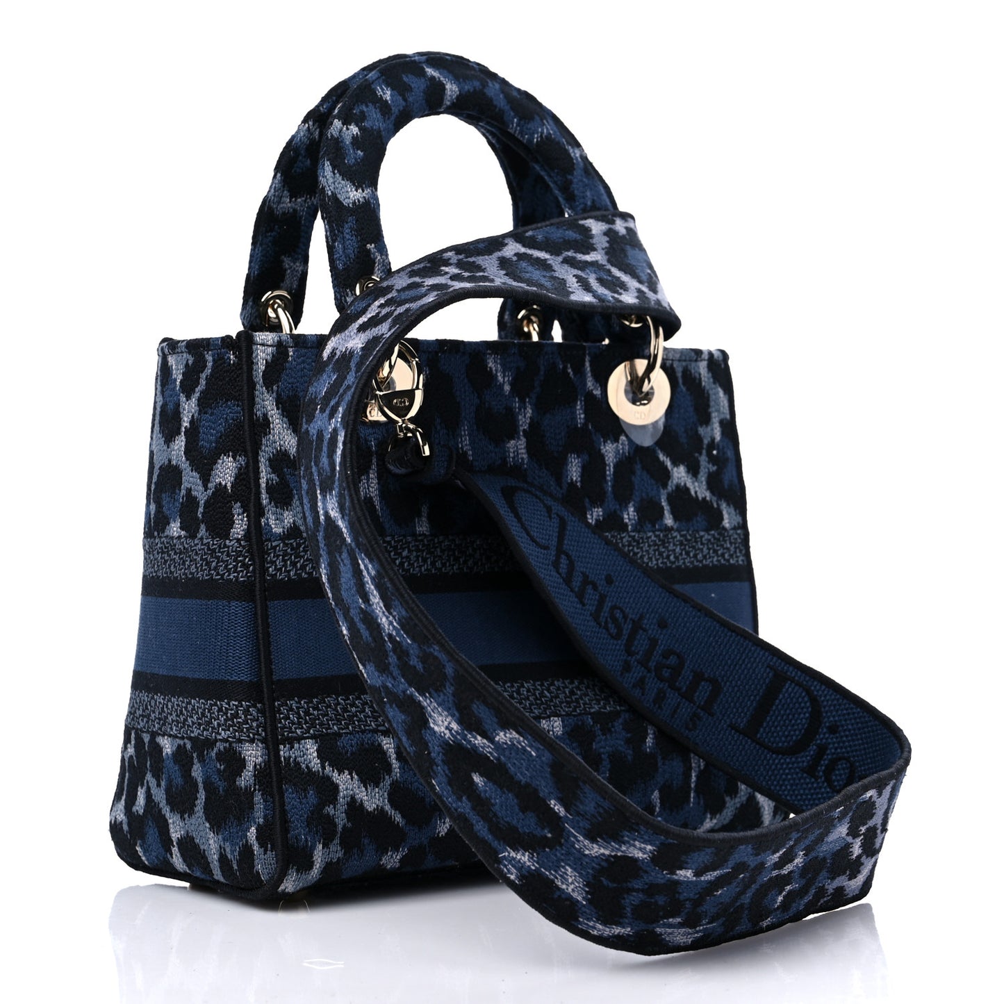 Canvas Mizza Embroidered Medium Lady D-Lite Blue
