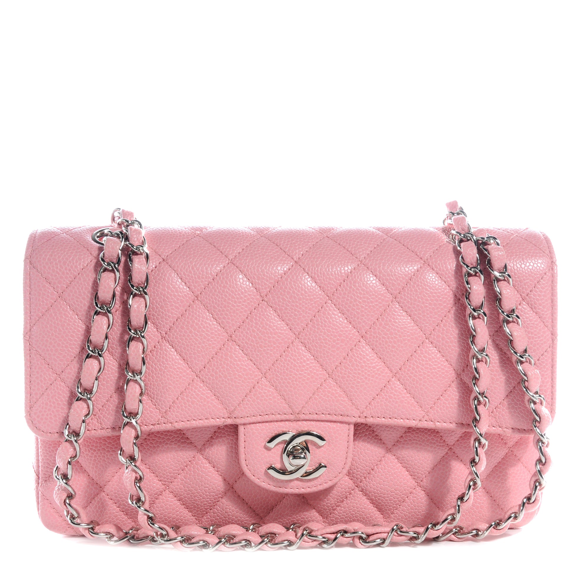 Chanel Caviar Medium Double Flap Pink 1 of 7