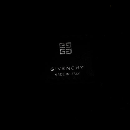 Givenchy Washed Denim Calfskin Crocodile Embossed Medium G-Lock Hobo Black 6 of 10