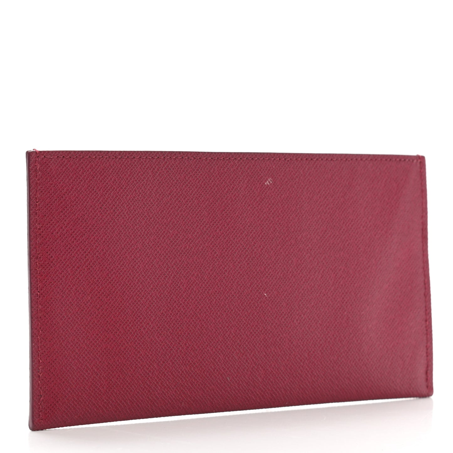 Calfskin Felicie Card Holder Insert Fuchsia