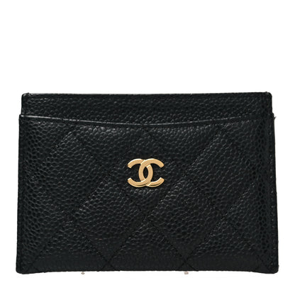 Chanel Caviar Quilted Card Holder Black 1 of 9