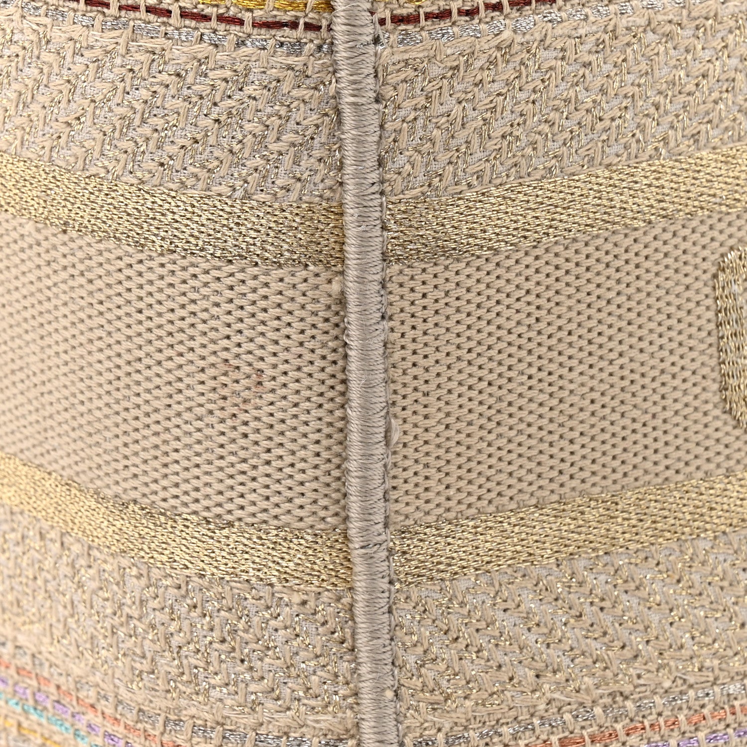 Christian Dior Canvas Embroidered Medium Lady D-Lite Beige Multicolor 23 of 23