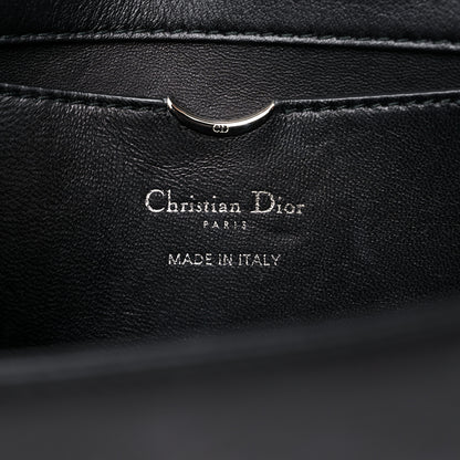 Christian Dior Calfskin Paradise Diorama Croisiere Chain Wallet Black 6 of 12