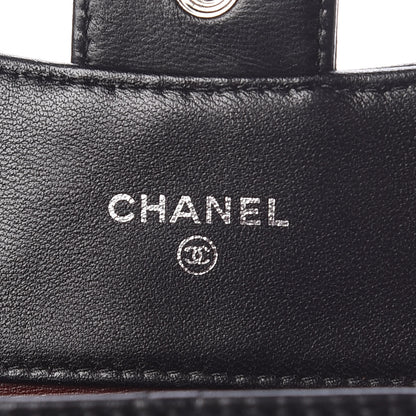 Chanel Lambskin Quilted Double Sided Wallet Black 7 of 10