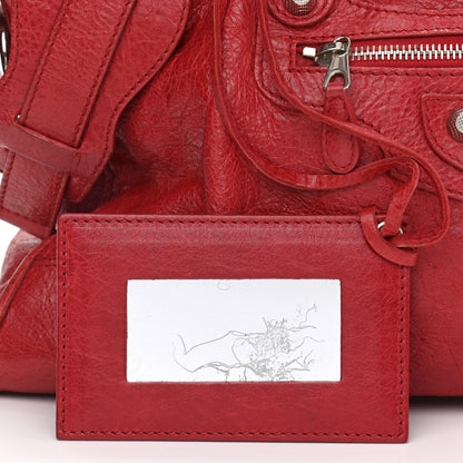 Balenciaga Agneau Arena Giant 12 Silver Hardware Part Time Coquelicot Rouge Coquelicot 8 of 17