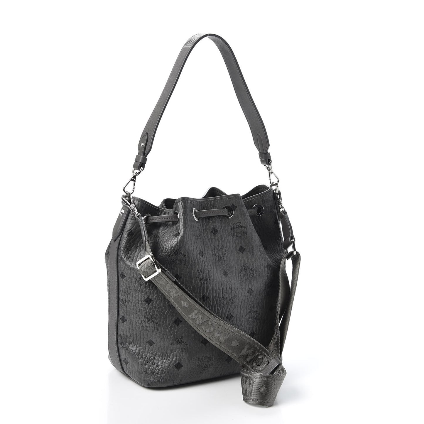 Visetos Small Essential Drawstring Bucket Bag Phantom Grey