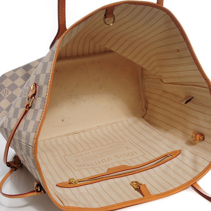 Louis Vuitton Damier Azur Neverfull MM 6 of 9