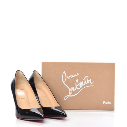 Christian Louboutin Patent Decollete 554 85 Pumps 39 Black 9 of 9