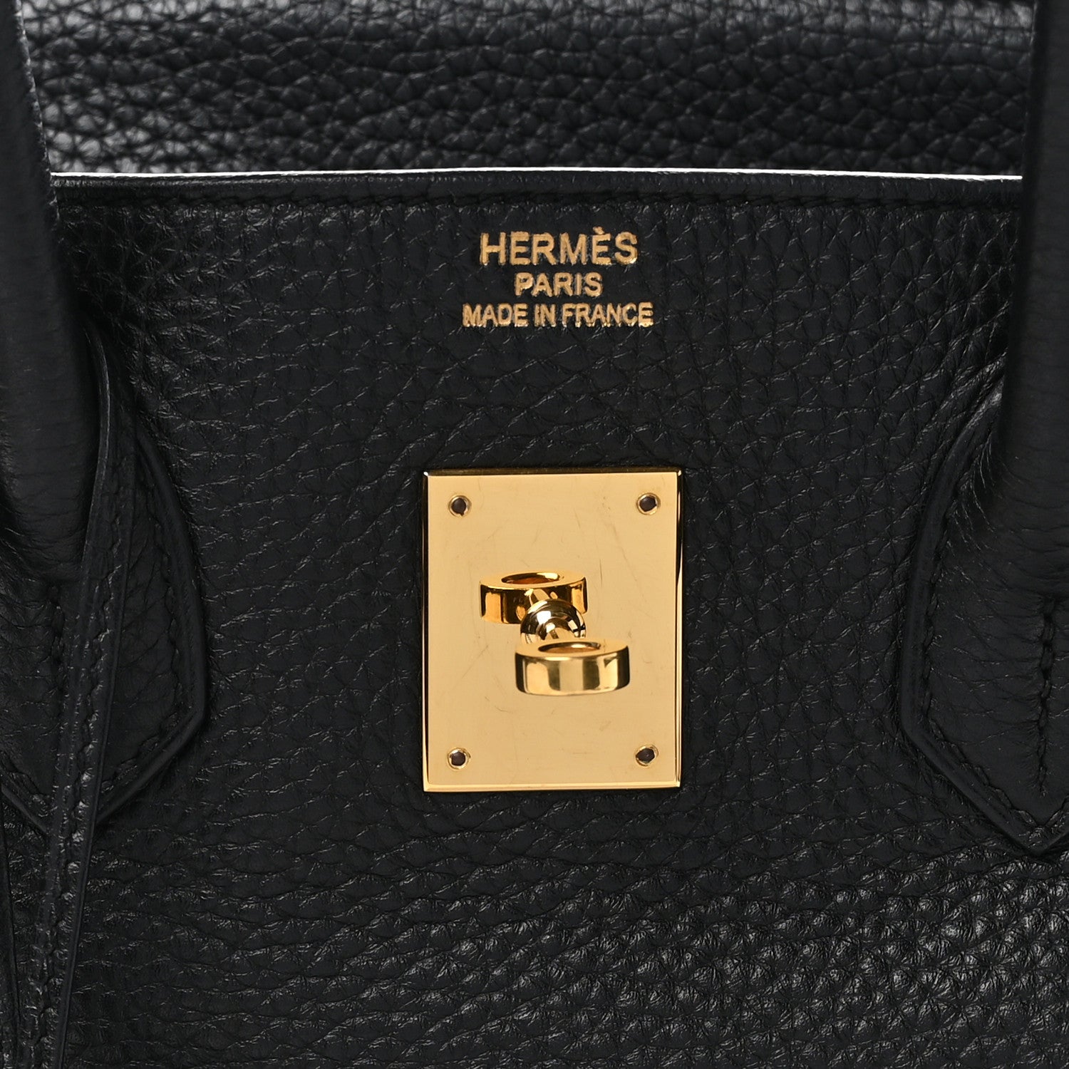 Hermes Taurillon Clemence Birkin 35 Black 6 of 12