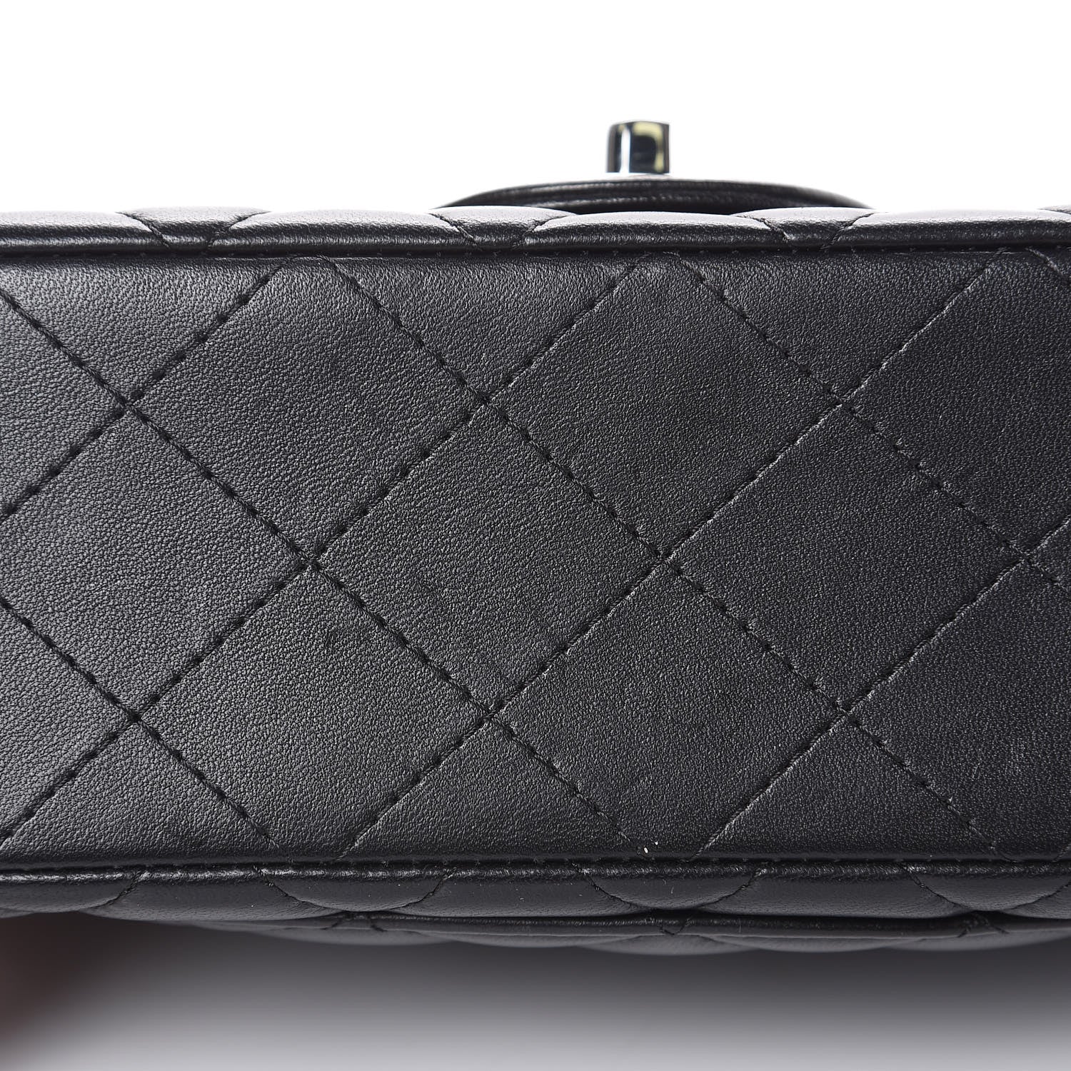 Chanel Lambskin Quilted Mini Rectangular Flap Black 11 of 13