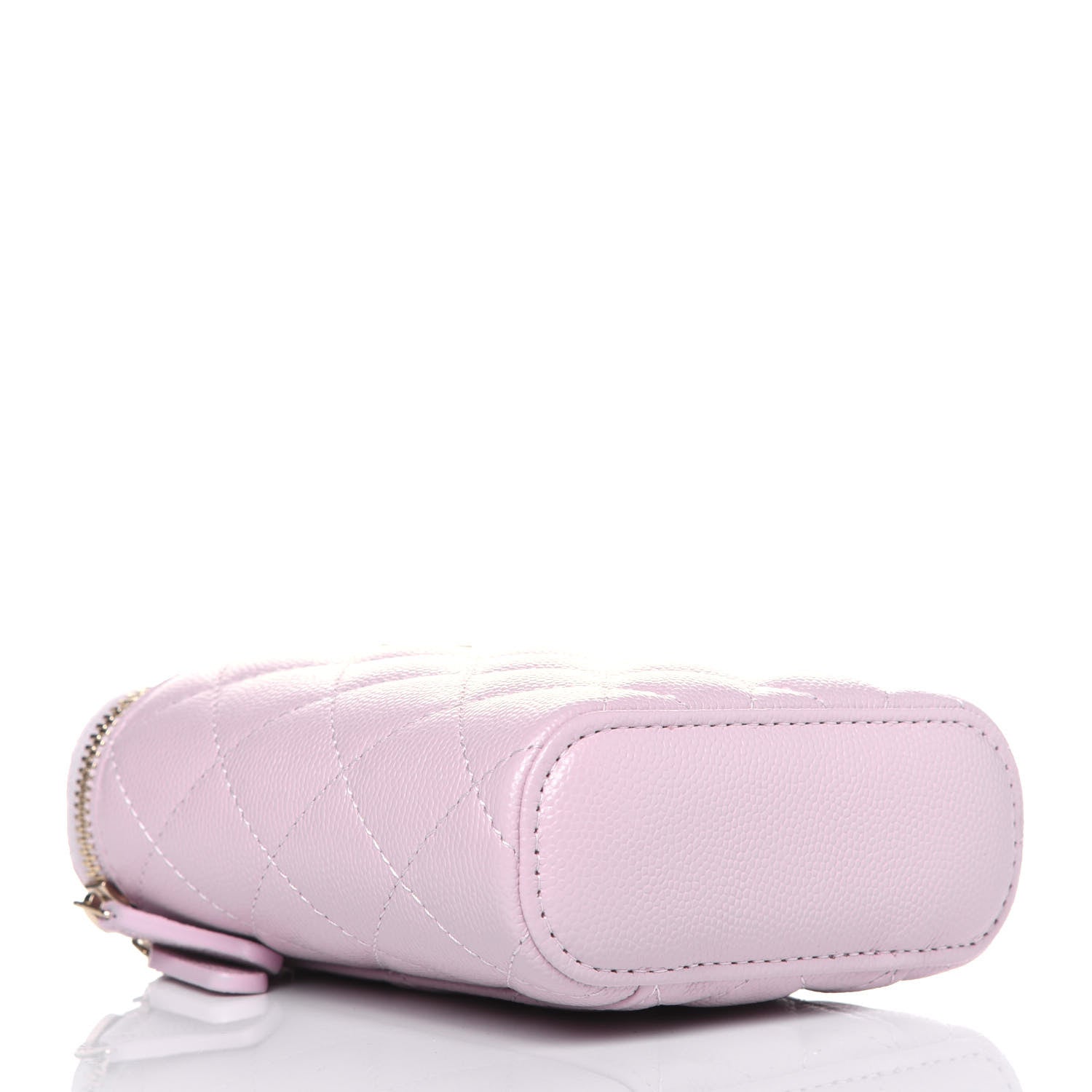 Chanel Caviar Quilted Small Vertical Coco Beauty Vanity Case With Chain Light Pink 4 of 11