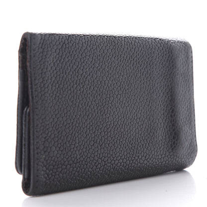 Chanel Caviar Timeless CC 6 Key Holder Case Black 3 of 7