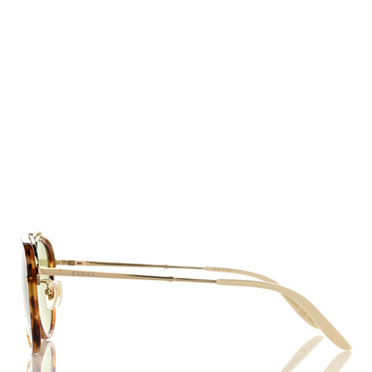 Gucci Aviator Sunglasses GG0662S Tortoise 3 of 8