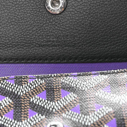 Goyard Goyardine Saint Louis Claire Voie PM Black Violet 7 of 9