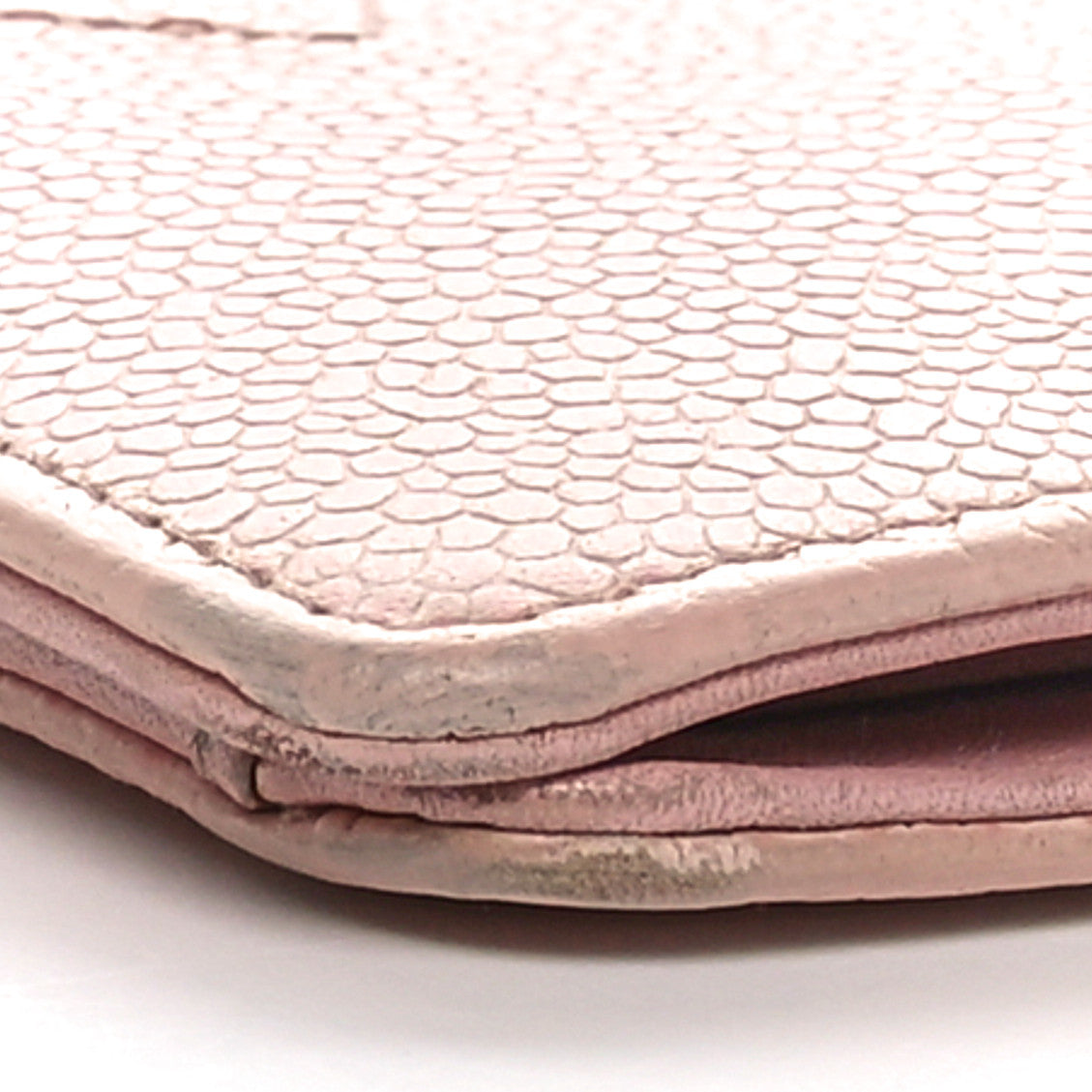 Chanel Caviar Timeless CC Yen Wallet Pink 11 of 11